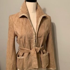Valentino Vintage Suede Leather Jacket